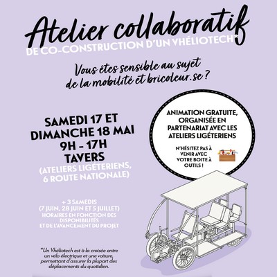 Atelier collaboratif de co-construction d'un vhéliotech*