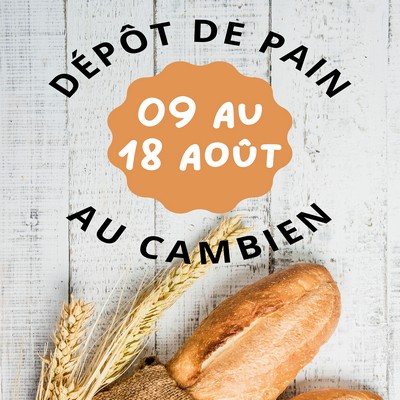 Dépôt de pain au Bar-PMU 