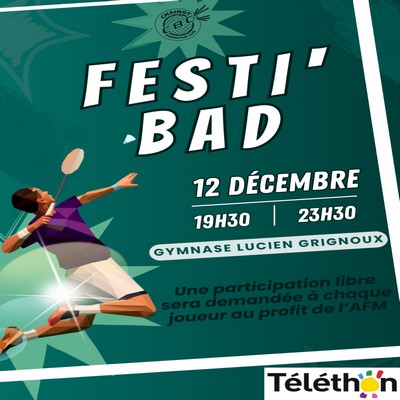 Téléthon : Festi' Bad
