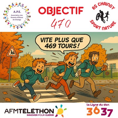 Téléthon : Objectif 470